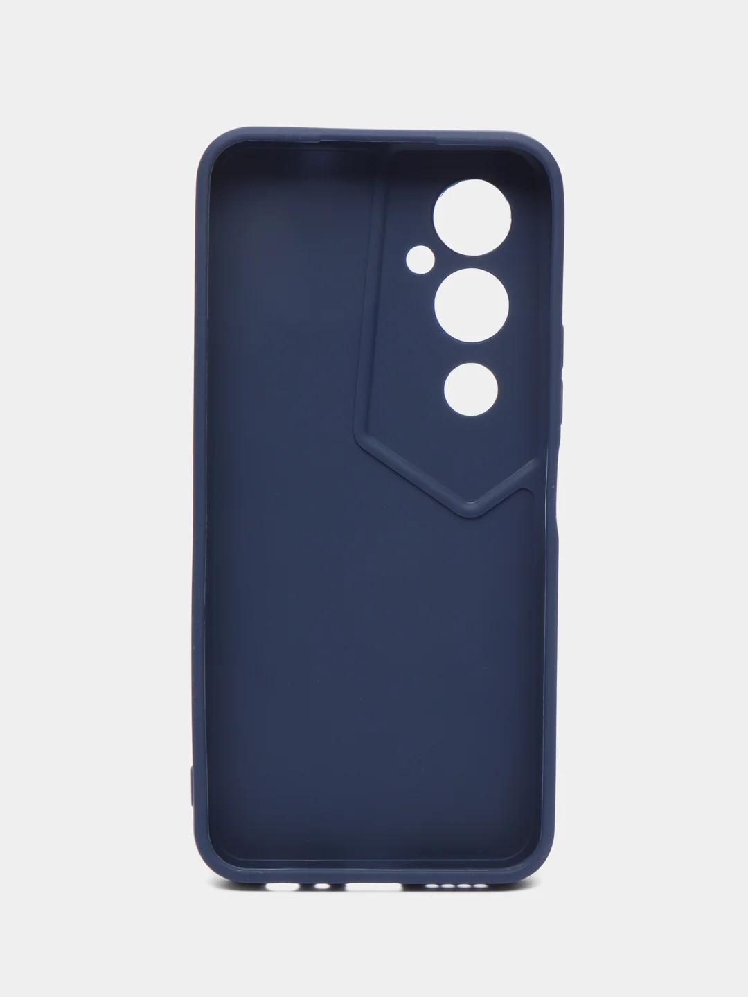 Темно-синий силиконовый чехол для Tecno POVA 4 PRO (Техно Пова 4 ПРО), прозрачный