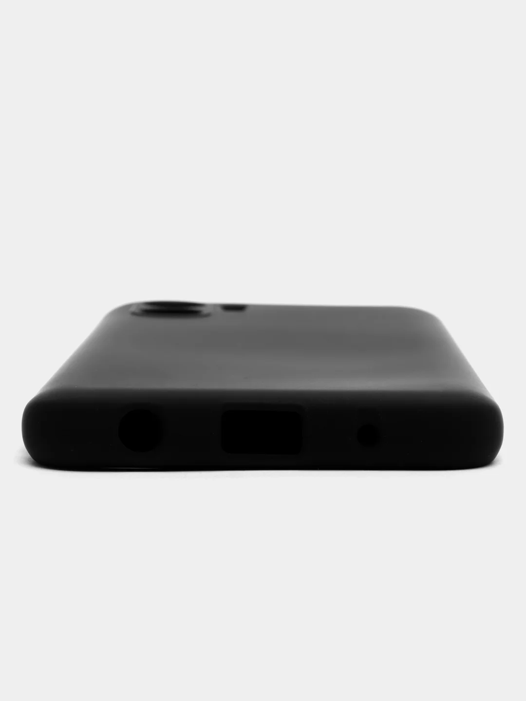 Угольный чехол Silicone Cover для Xiaomi Redmi A1 (Сяоми Редми А1), силиконовый