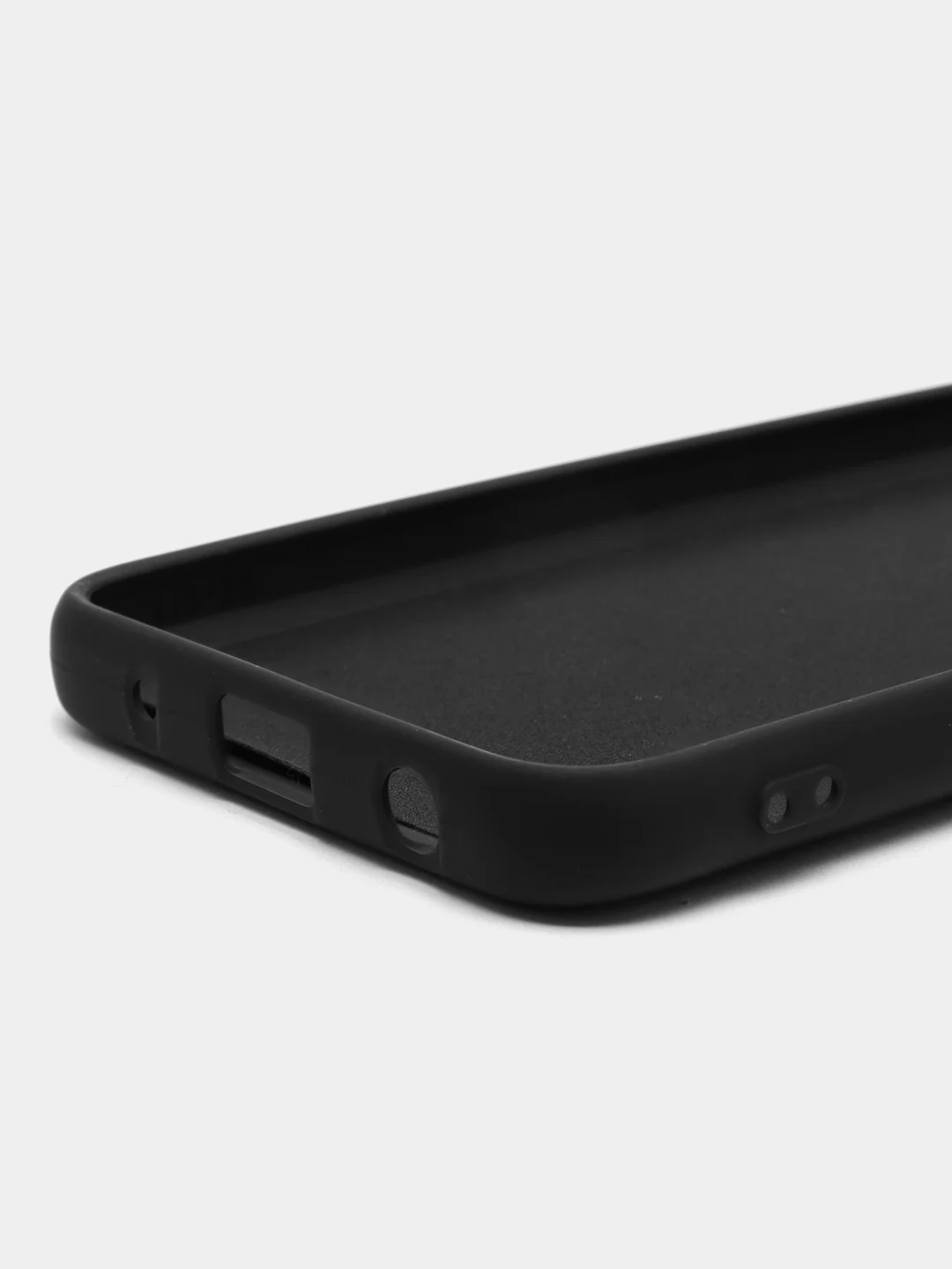 Угольный чехол Silicone Cover для Xiaomi Redmi A1 (Сяоми Редми А1), силиконовый