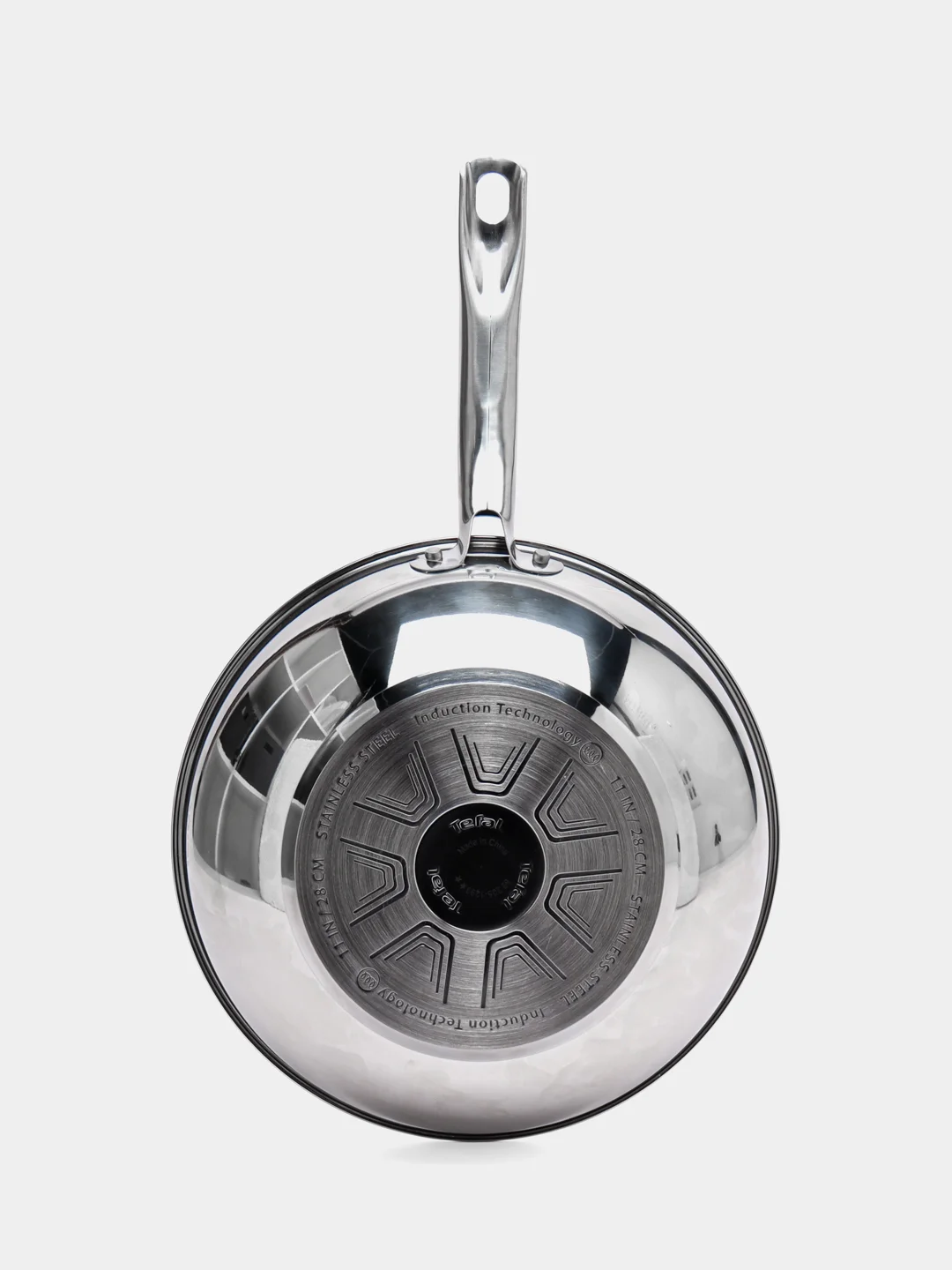 Серебряный сковорода TEFAL, блинная, без крышки, литой алюминий, антипригарное покрытие, 10 видов