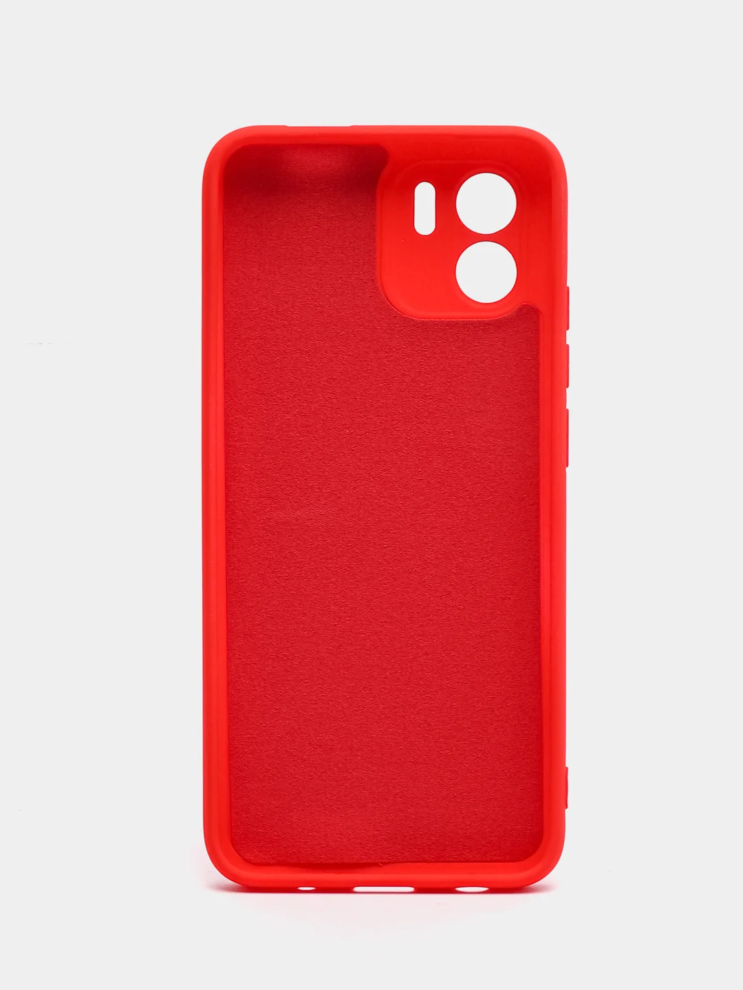 Алый чехол Silicone Cover для Xiaomi Redmi A1 (Сяоми Редми А1), силиконовый