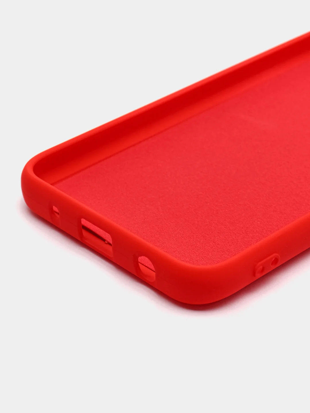 Алый чехол Silicone Cover для Xiaomi Redmi A1 (Сяоми Редми А1), силиконовый