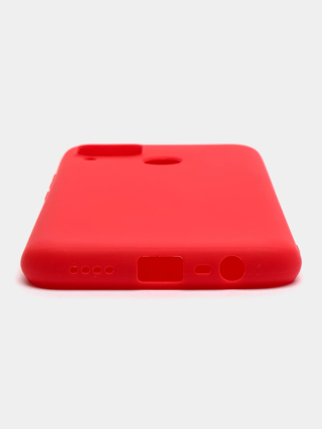 Алый чехол для Realme C15, C25, C25S (Реалми С25 / С25С), силиконовый, цветной, матовый