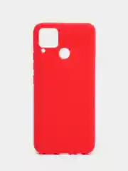 Алый чехол для Realme C15, C25, C25S (Реалми С25 / С25С), силиконовый, цветной, матовый