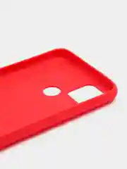 Алый чехол для Realme C15, C25, C25S (Реалми С25 / С25С), силиконовый, цветной, матовый