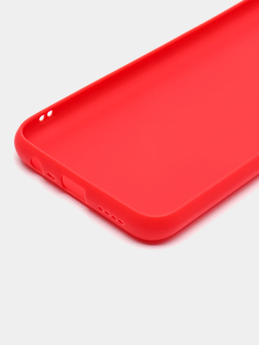 Алый чехол для Realme C15, C25, C25S (Реалми С25 / С25С), силиконовый, цветной, матовый