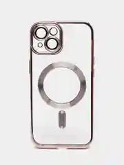 Пудровый чехол для телефона iPhone 15, 14, 13, 12, 11