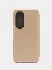Золотой чехол-книжка для Honor 70 (Хонор 70)