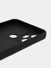 Черный чехол для Infinix Smart 6 Plus (Смарт 6 Плюс), прозрачный силиконовый