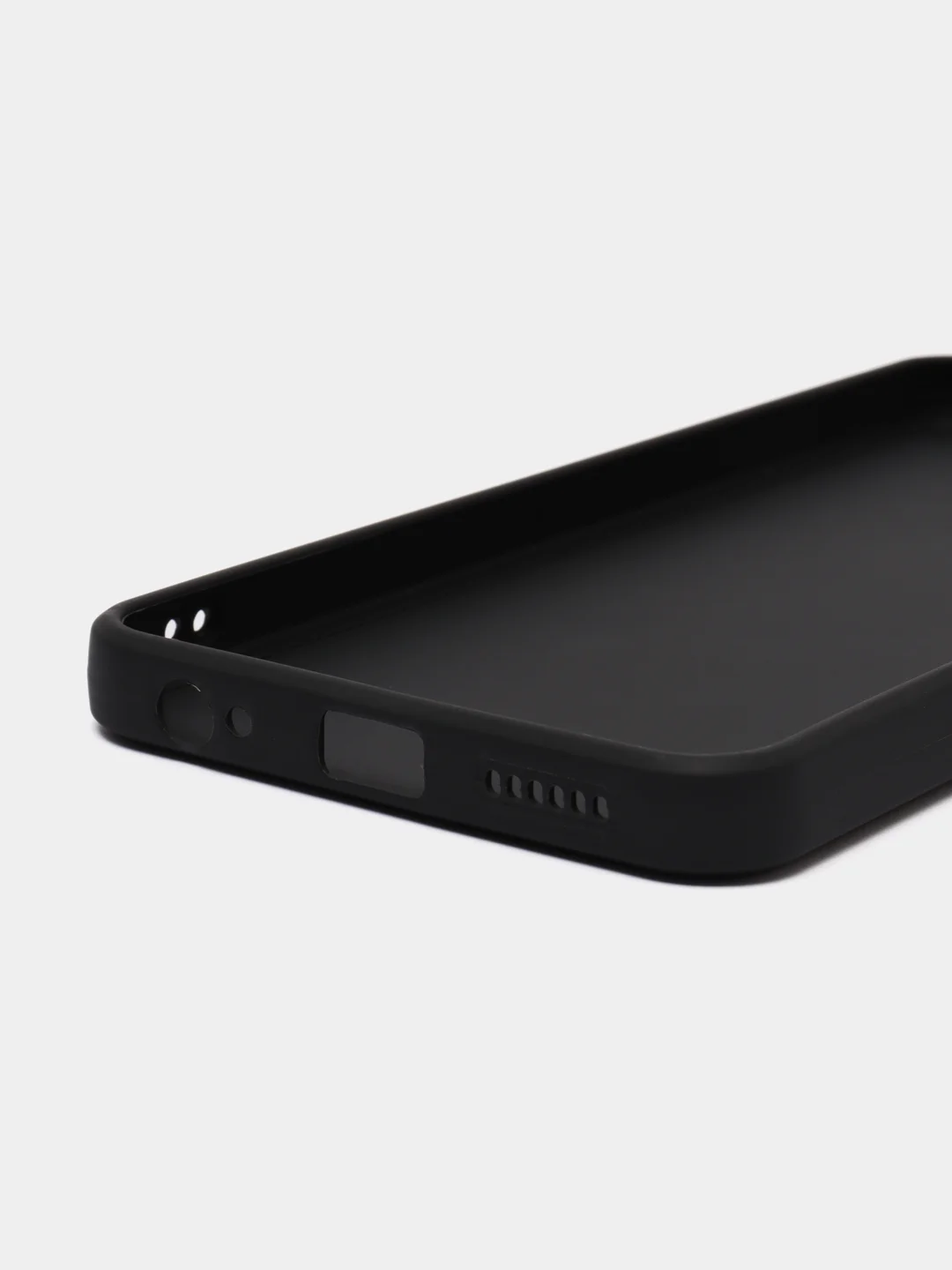 Черный чехол для Infinix Smart 6 Plus (Смарт 6 Плюс), прозрачный силиконовый