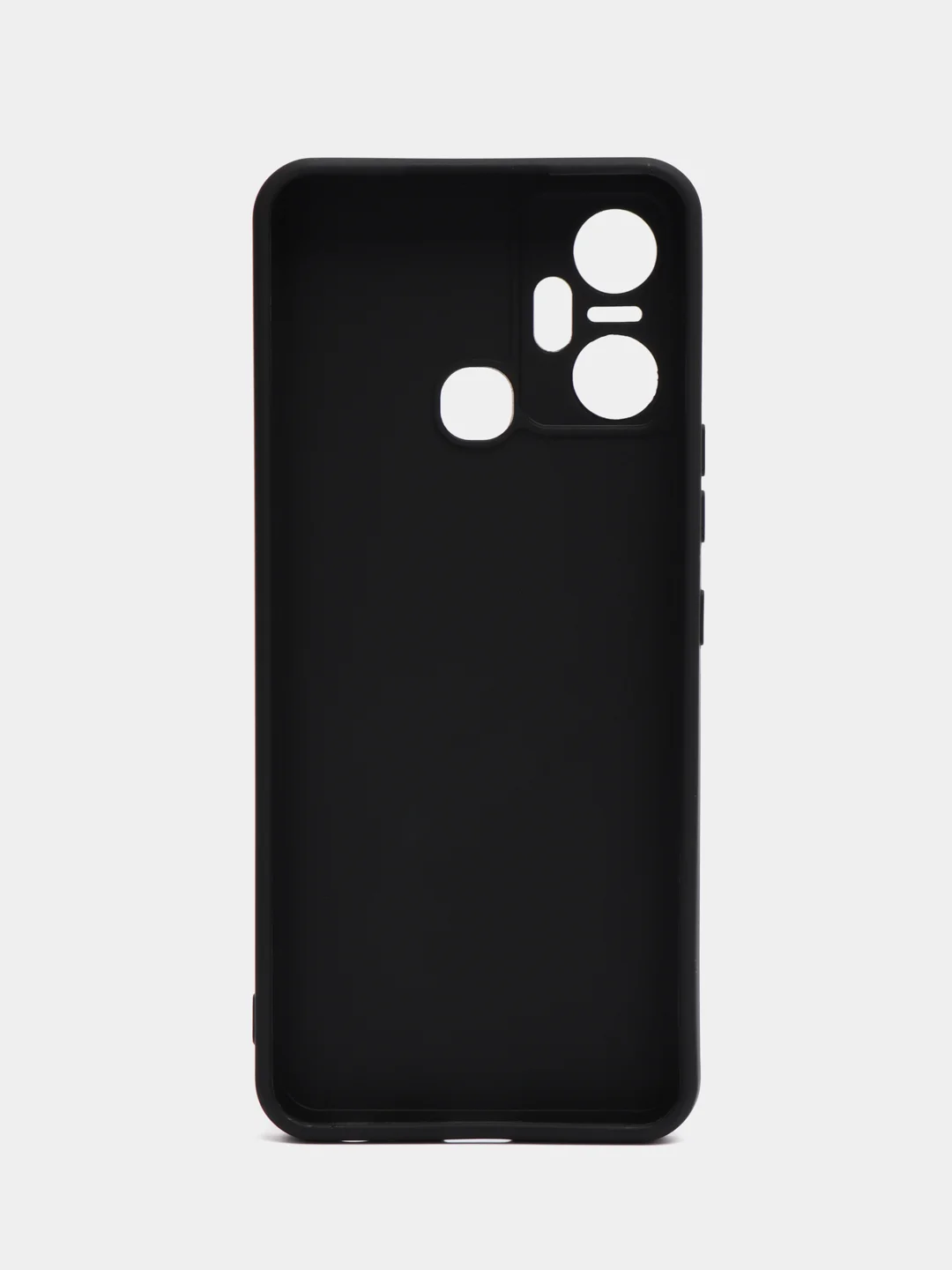 Черный чехол для Infinix Smart 6 Plus (Смарт 6 Плюс), прозрачный силиконовый