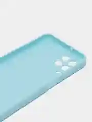 Голубой чехол для Samsung Galaxy M33 (Самсунг М33) 5G, с защитой камеры, силиконовый