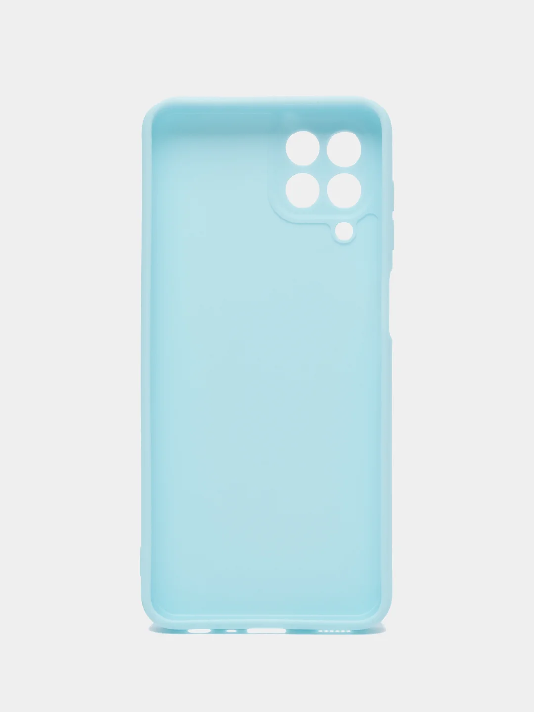 Голубой чехол для Samsung Galaxy M33 (Самсунг М33) 5G, с защитой камеры, силиконовый