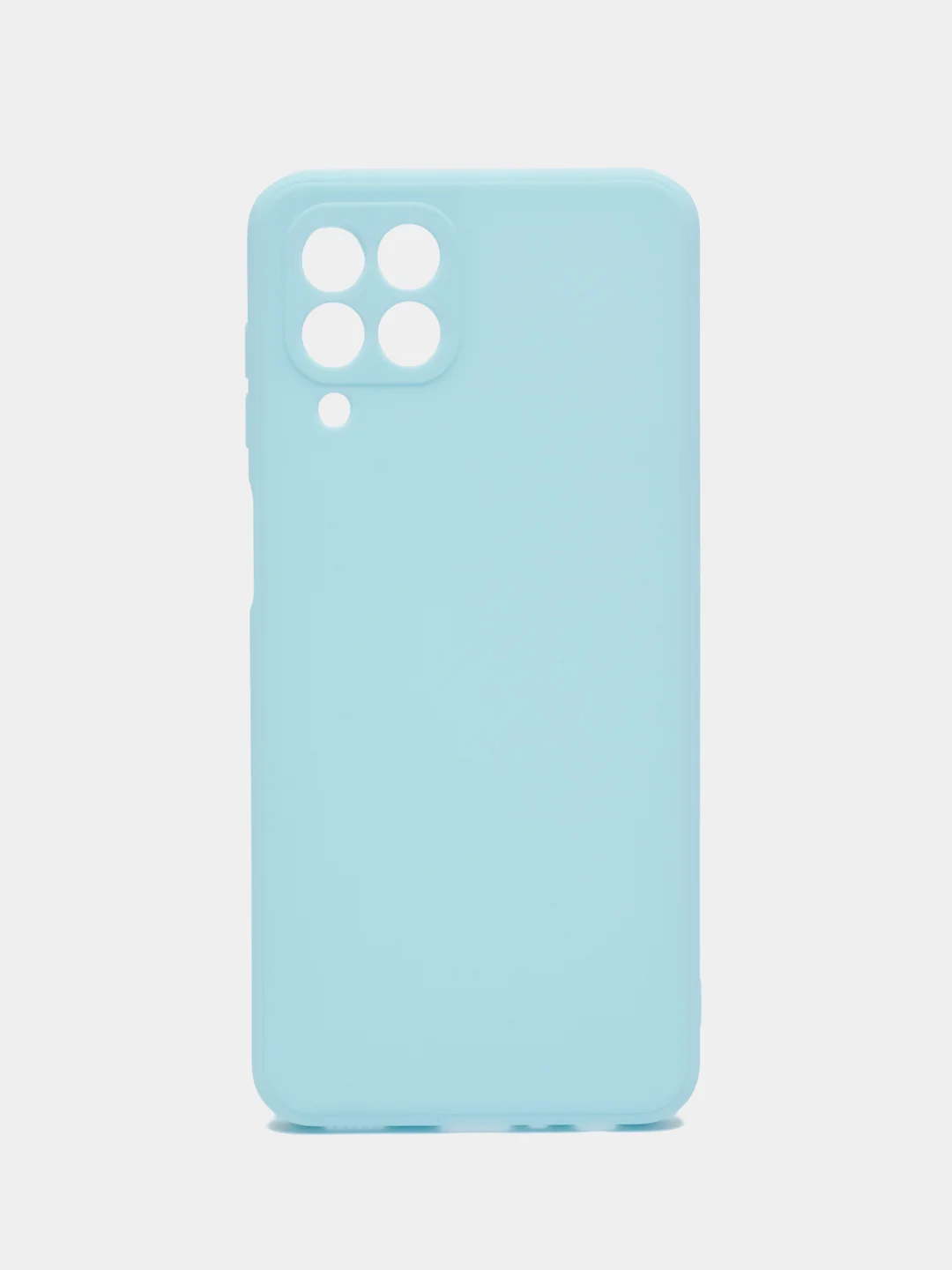 Голубой чехол для Samsung Galaxy M33 (Самсунг М33) 5G, с защитой камеры, силиконовый