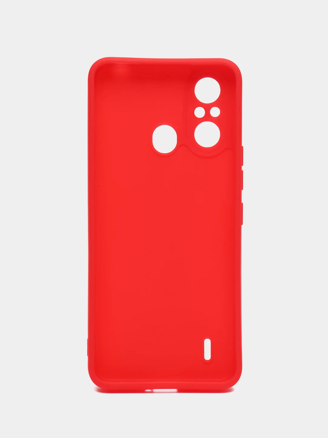 Красный силиконовый чехол для Itel A49 (Ител А49)