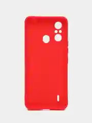 Красный силиконовый чехол для Itel A49 (Ител А49)