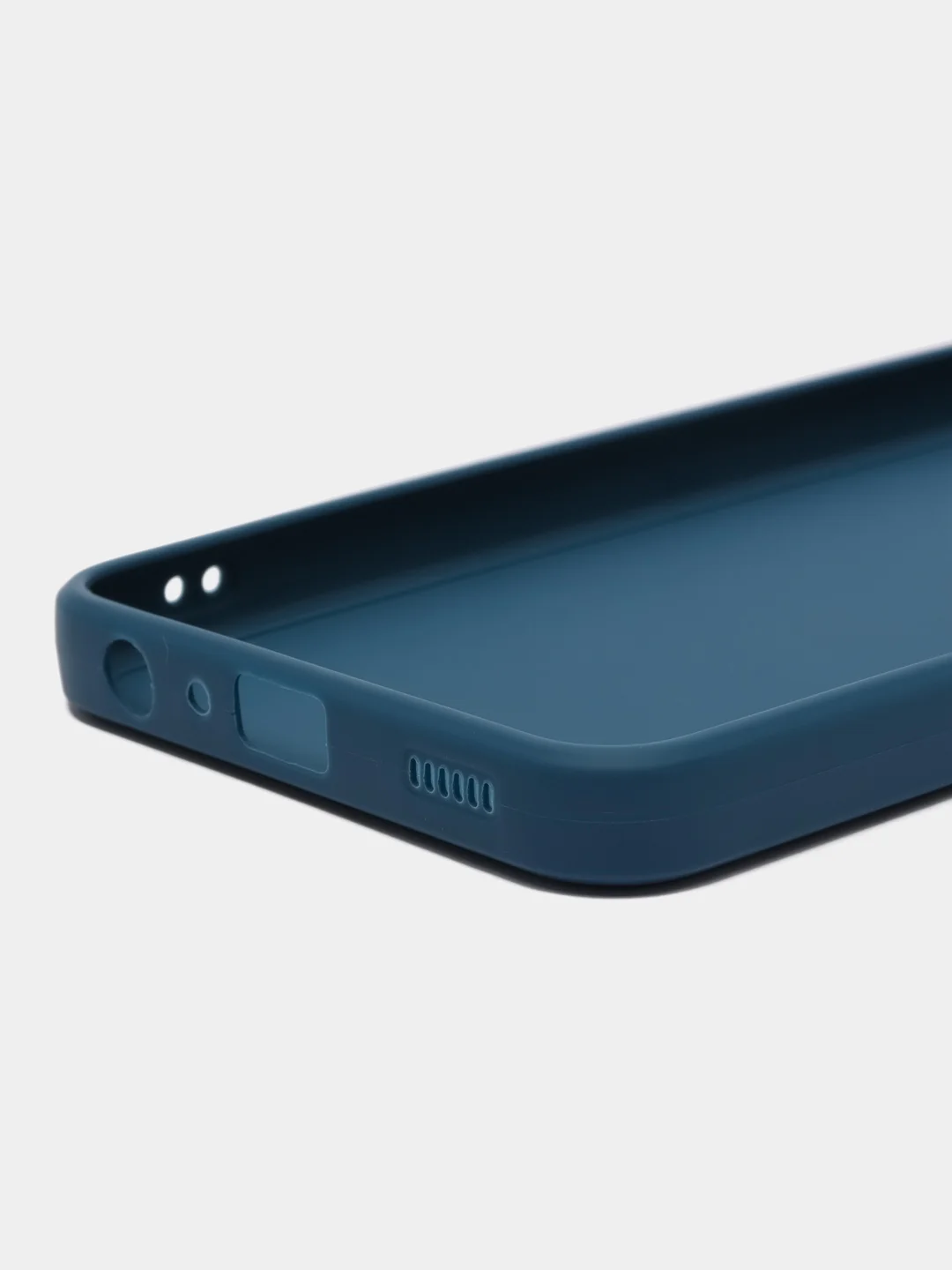 Синий чехол для Samsung Galaxy M33 (Самсунг М33) 5G, с защитой камеры, силиконовый