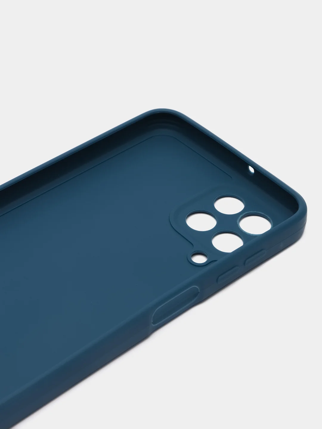 Синий чехол для Samsung Galaxy M33 (Самсунг М33) 5G, с защитой камеры, силиконовый