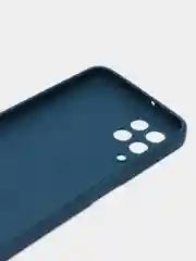 Синий чехол для Samsung Galaxy M33 (Самсунг М33) 5G, с защитой камеры, силиконовый