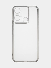 Чехол для Infinix Smart 6 Plus прозрачный силиконовый
