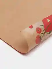 Красный бумага упаковочная, крафтовая, 50*70 см