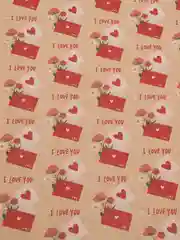 Красный бумага упаковочная, крафтовая, 50*70 см
