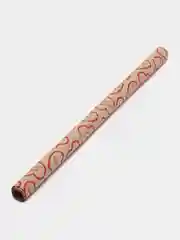 Вишнёвый бумага упаковочная, крафтовая, 50*70 см