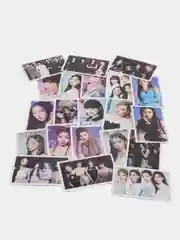 Желтый карточки K-POP группы AESPA, 30 штук