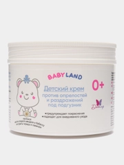 Детский крем под подгузник против опрелостей и раздражений BABYLAND 0+