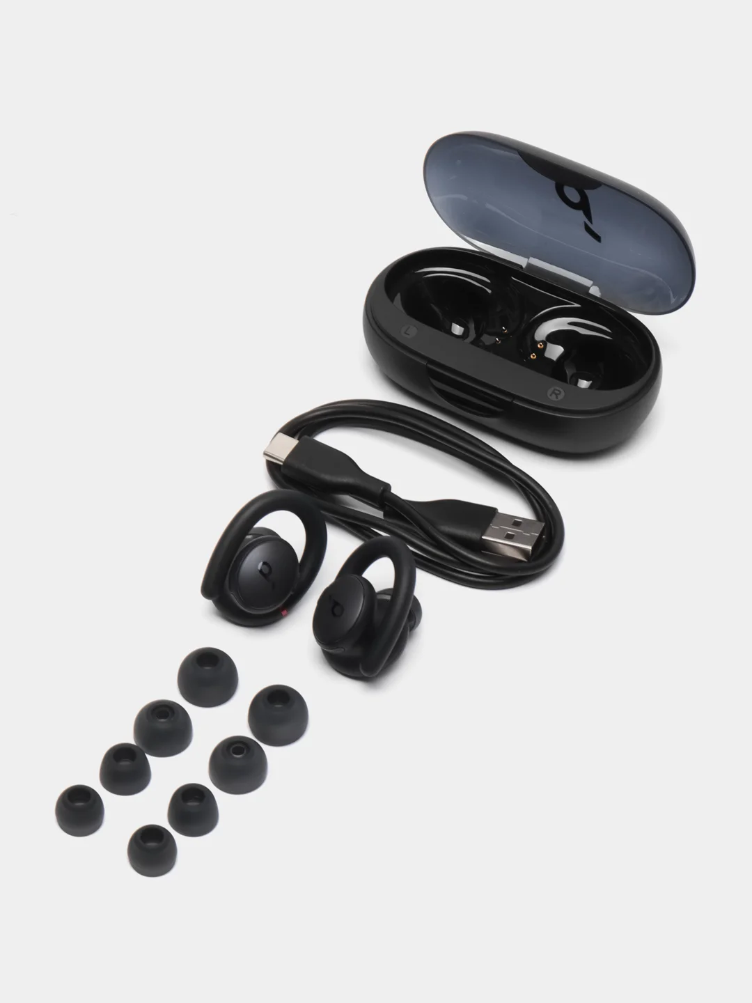 Черный беспроводные наушники Soundcore Anker Sport X10