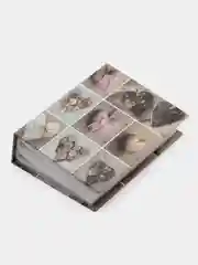 Оливковый фотоальбом "Микс", на 100 фото, 10 х 15, твёрдая обложка