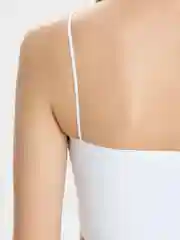Белый топ лиф бесшовный