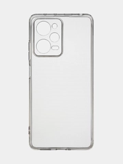 Чехол для Poco X5 Pro (5G) / Redmi Note 12 Pro (5G) прозрачный силиконовый