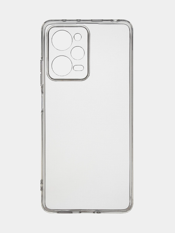 Чехол для Poco X5 Pro (5G) / Redmi Note 12 Pro (5G) прозрачный силиконовый