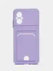 Красный чехол XIAOMI POCO M5 / POCO M4 5G с защитой камеры и карманом для пластиковой карты