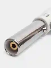Белый газовая горелка с пьезоподжигом на цанговый баллон