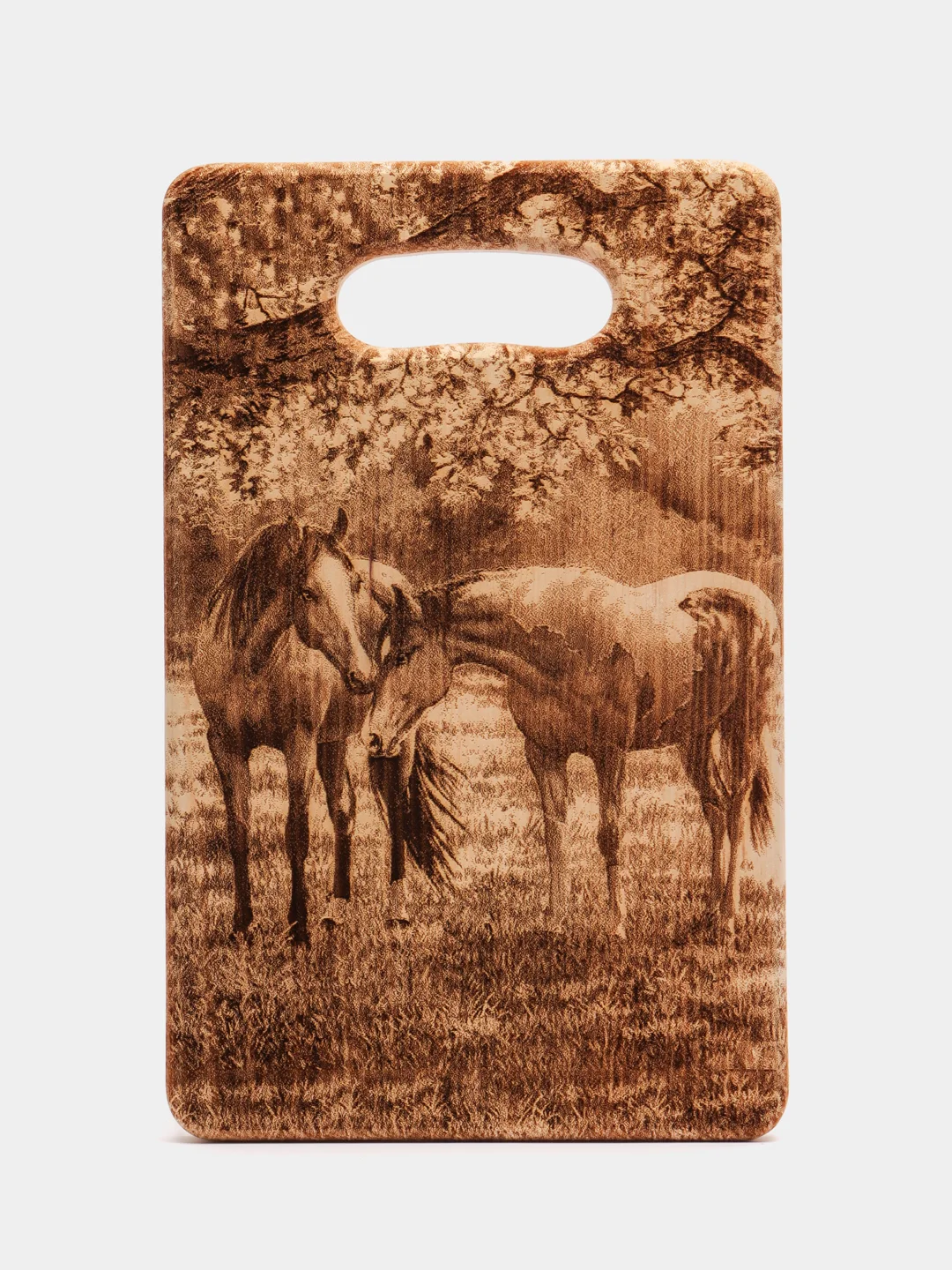 Молочный доска разделочная, из массива кедра, 32 x 21 х 2,2 см