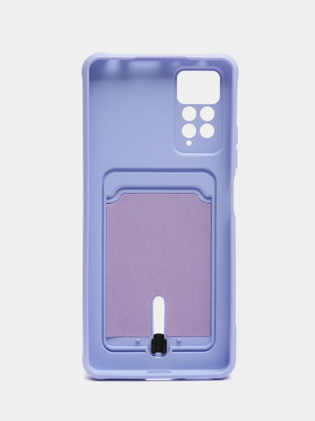 Лавандовый чехол Xiaomi Redmi Note 11 Pro / Note 12 Pro, Редми Нот 11 про с карманом для карты
