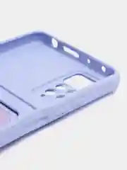 Лавандовый чехол Xiaomi Redmi Note 11 Pro / Note 12 Pro, Редми Нот 11 про с карманом для карты