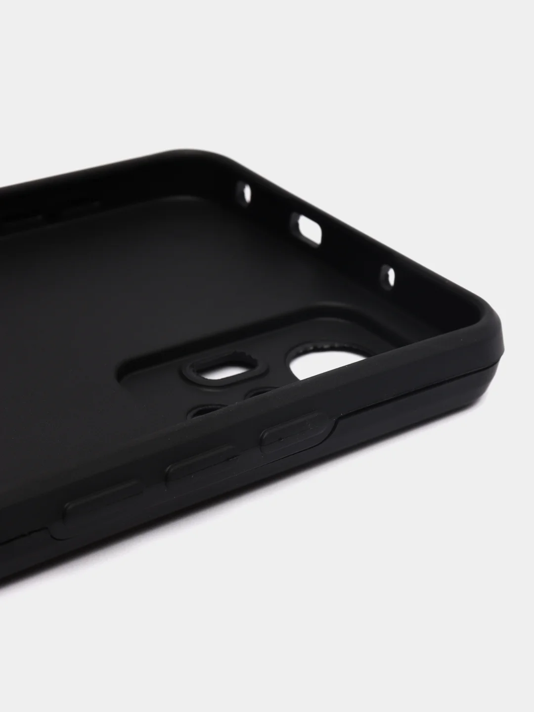 Угольный чехол противоударный для Xiaomi 12 Lite, Сяоми 12 Лайт с металлической подставкой
