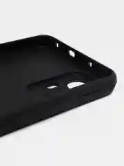 Угольный чехол противоударный для Xiaomi 12 Lite, Сяоми 12 Лайт с металлической подставкой