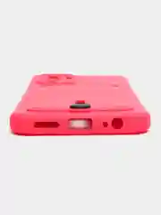 Тёмно-розовый чехол Xiaomi Redmi Note 10, 10S, Poco M5s (Сяоми Редми Нот 10, 10С), с карманом для карты