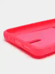 Тёмно-розовый чехол Xiaomi Redmi Note 10, 10S, Poco M5s (Сяоми Редми Нот 10, 10С), с карманом для карты