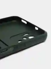 Зеленый чехол Xiaomi Redmi Note 10, 10S, Poco M5s (Сяоми Редми Нот 10, 10С), с карманом для карты