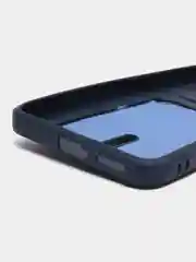Темно-синий чехол Xiaomi Poco X4 Pro (Сяоми Поко Х4 Про), силиконовый, с карманом для карты