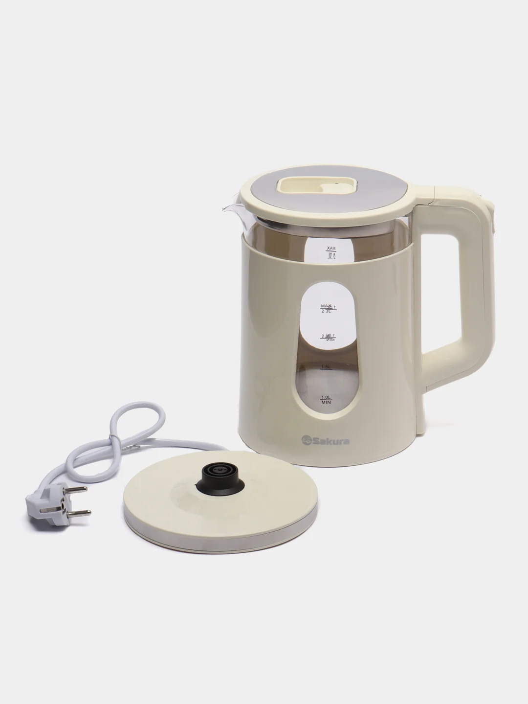 Чайник электрический Sakura SA-2735W, с точечной подсветкой, 2.3 л