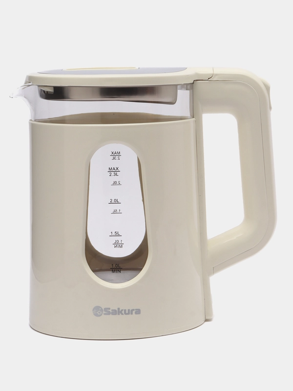 Чайник электрический Sakura SA-2735W, с точечной подсветкой, 2.3 л