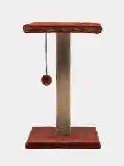 Коричневый когтеточка для кошек, с лежанкой, 30 х 30 х 50 см