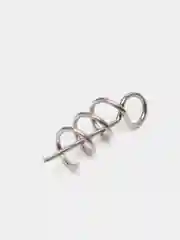 Серый крепление для силиконовых приманок, 10 штук