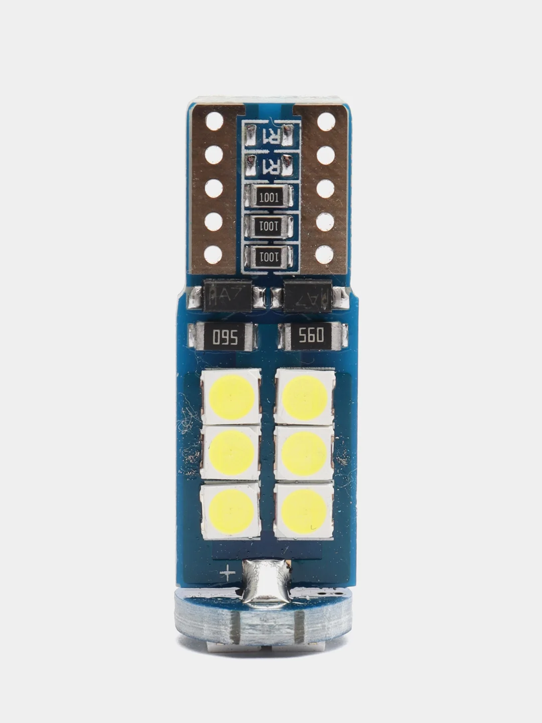 Светодиодные лампочки LED W5W T10, для подсветки салона габаритов и номера автомобиля